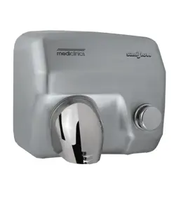 Asciugamani aria calda con pulsante Mediclinics Saniflow