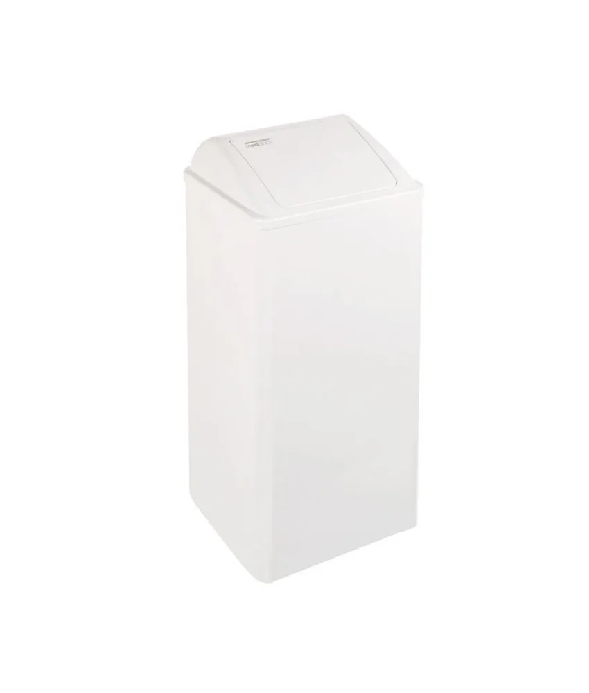 Cestino con coperchio basculante Mediclinics, adatto ad ambienti comuni - 35,4x82x30 cm
