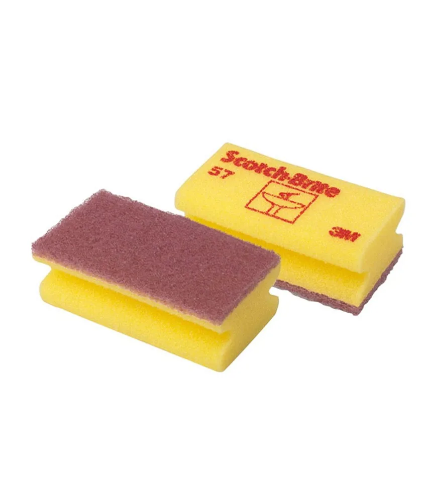 100 Accoppiati spugne salvavita delicato 3M Scotch-Brite , 130x75x40 mm - per la pulizia delle superfici delicate - antigraffio