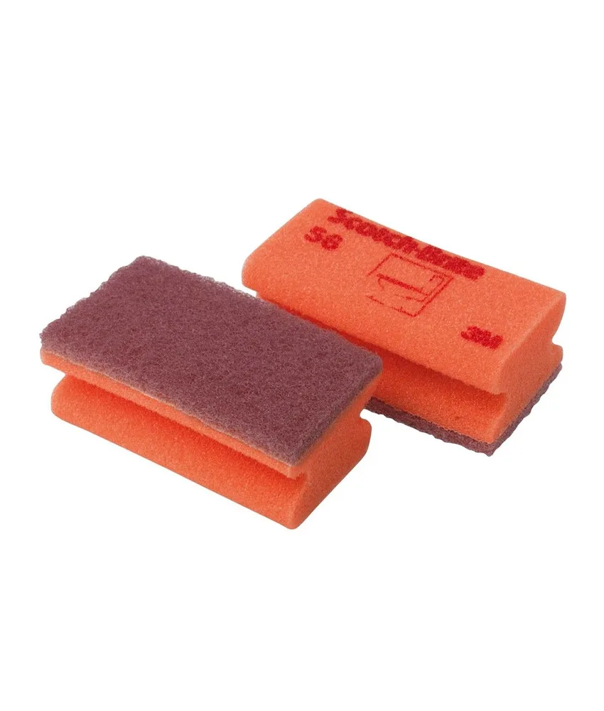 100 Accoppiati spugne salvavita delicato 3M Scotch-Brite , 130x75x40 mm - per la pulizia delle superfici delicate - antigraffio