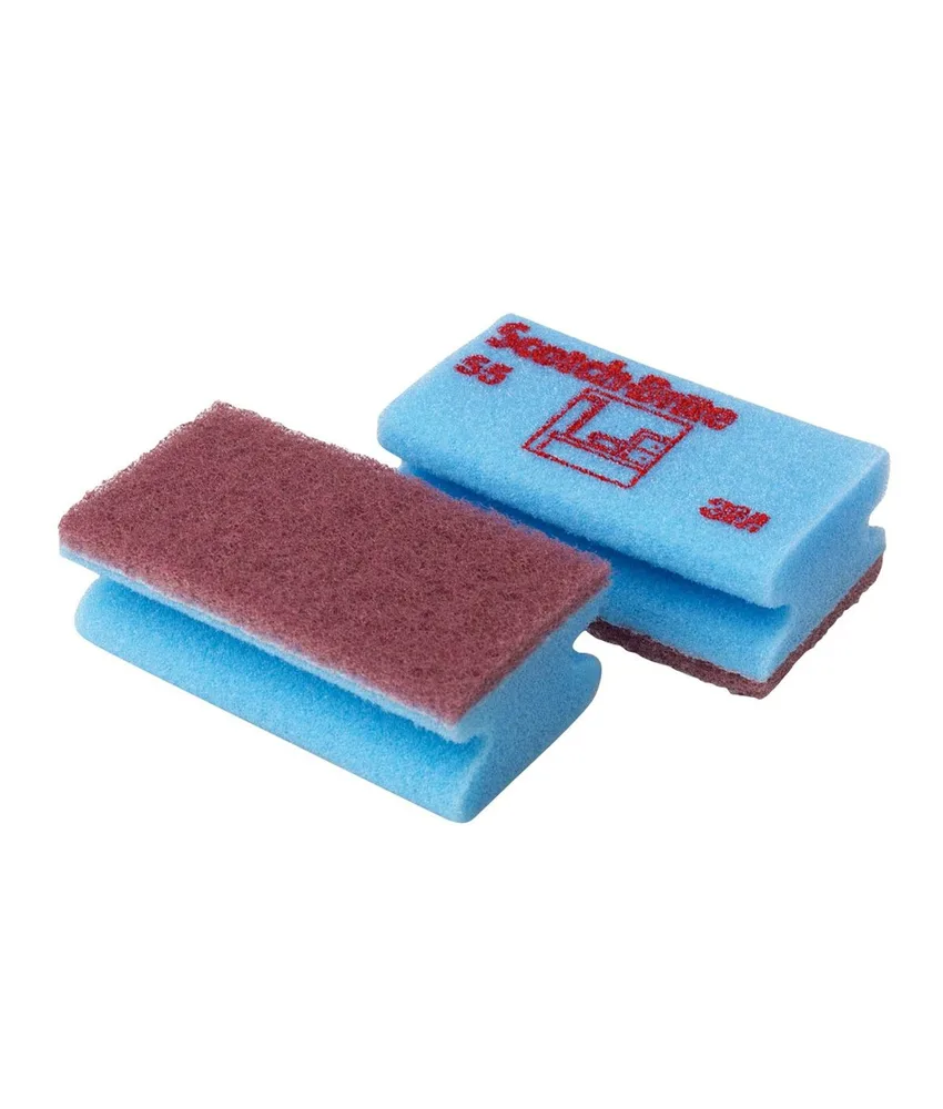 100 Accoppiati spugne salvavita delicato 3M Scotch-Brite , 130x75x40 mm - per la pulizia delle superfici delicate - antigraffio