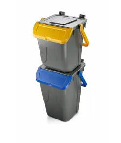 Bidone con sportello”a becco” in “Plastica Seconda Vita” Medial Duck