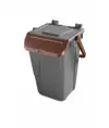 Bidone con sportello”a becco” in “Plastica Seconda Vita” Medial Duck