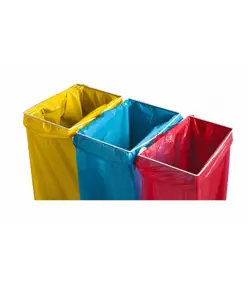 Carrello portasacco per la raccolta differenziata Medial Triflux