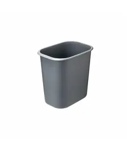 Cestino in plastica ignifuga rettangolare Medial Grisù plastic