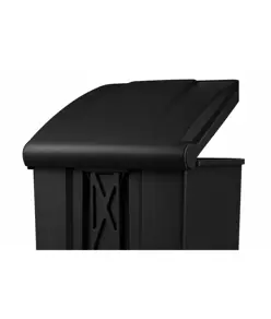 Contenitore a pedale Medial International Contenitore a pedale nero - 100% PP riciclato