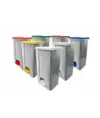 Contenitore mobile a pedale in plastica riciclata (min.70%) Medial Ecoconti