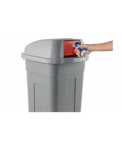 Contenitore sportello basculante in “Plastica Seconda Vita” Medial Bloom Push