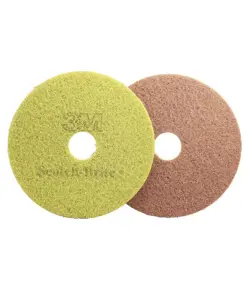 Dischi per la pulizia e lucidatura di marmo, graniglia e superfici resilienti 3M Scotch-Brite Disco Ocra