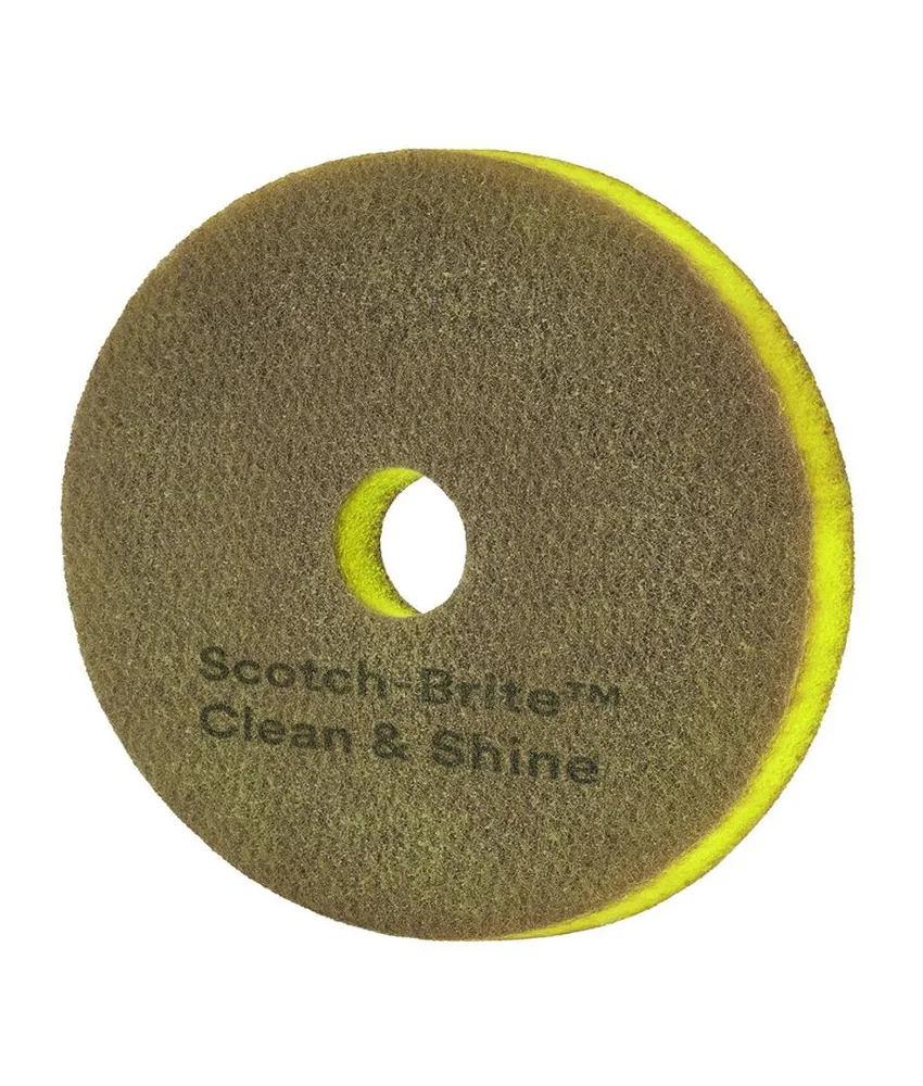 5 Dischi per manutenzione regolare 3M Scotch-Brite clean & shine, utilizzato con macchine a bassa velocità - grana super fine