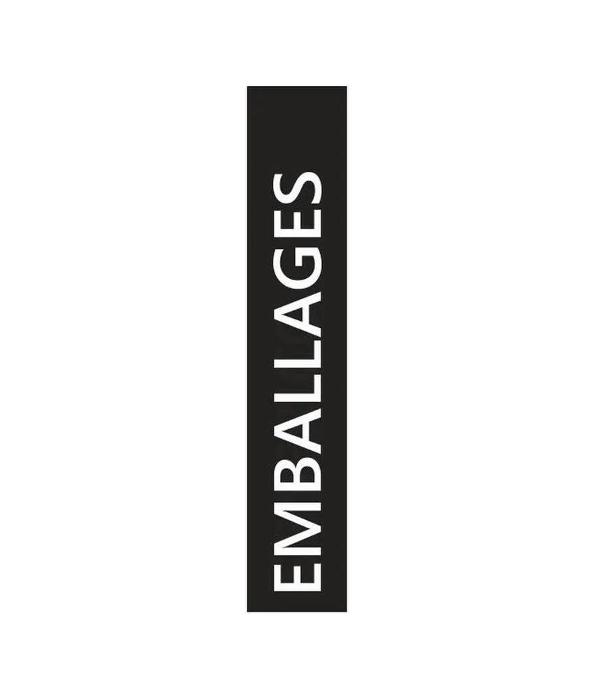 Etichetta autoadesiva emballages (francese) Medial International Etichetta autoadesiva verticale DECHETS DIVERS