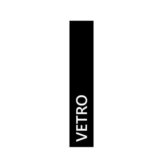 Etichetta autoadesiva verticale VETRO Medial Stik
