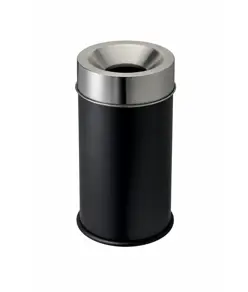 Gettacarte auto-estinguente con coperchio inox Medial Grisù vip