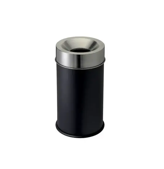 Gettacarte auto-estinguente con coperchio inox Medial Grisù vip