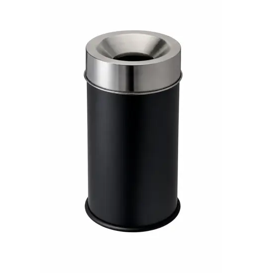 Gettacarte auto-estinguente con coperchio inox Medial Grisù vip