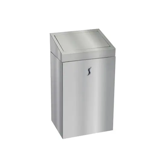 Gettacarte con coperchio push Medial Brinox