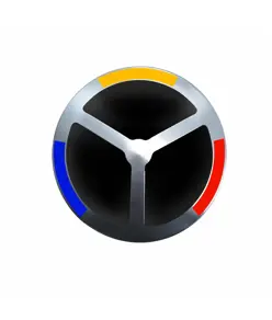 Gettacarte per la raccolta differenziata con coperchio inox satinato Medial Station