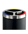 Gettacarte per la raccolta differenziata con coperchio inox satinato Medial Station