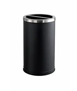 Gettacarte per la raccolta differenziata con coperchio inox satinato Medial Station Duo