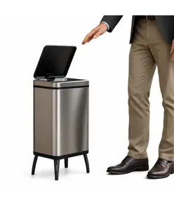 Gettacarte pieghevole con coperchio automatico Medial International