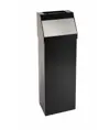 Gettacarte push con sportello inox e posacenere Medial Storico
