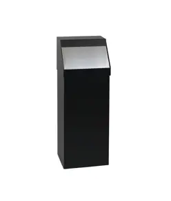 Gettacarte push con sportello inox Medial Storico