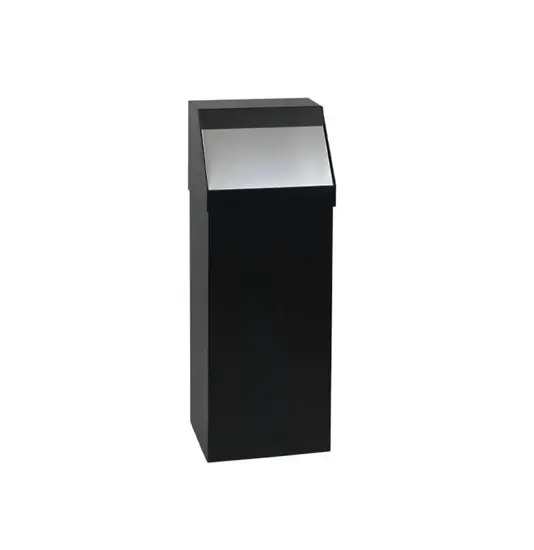 Gettacarte push con sportello inox Medial Storico
