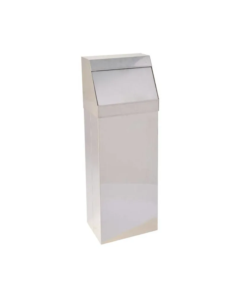 Gettacarte push con sportello inox Medial Storico