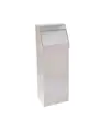 Gettacarte push con sportello inox Medial Storico