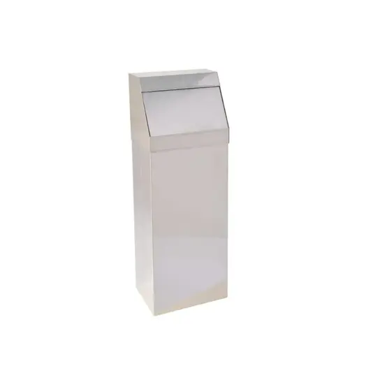 Gettacarte push con sportello inox Medial Storico