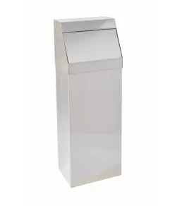 Gettacarte push con sportello inox Medial Storico
