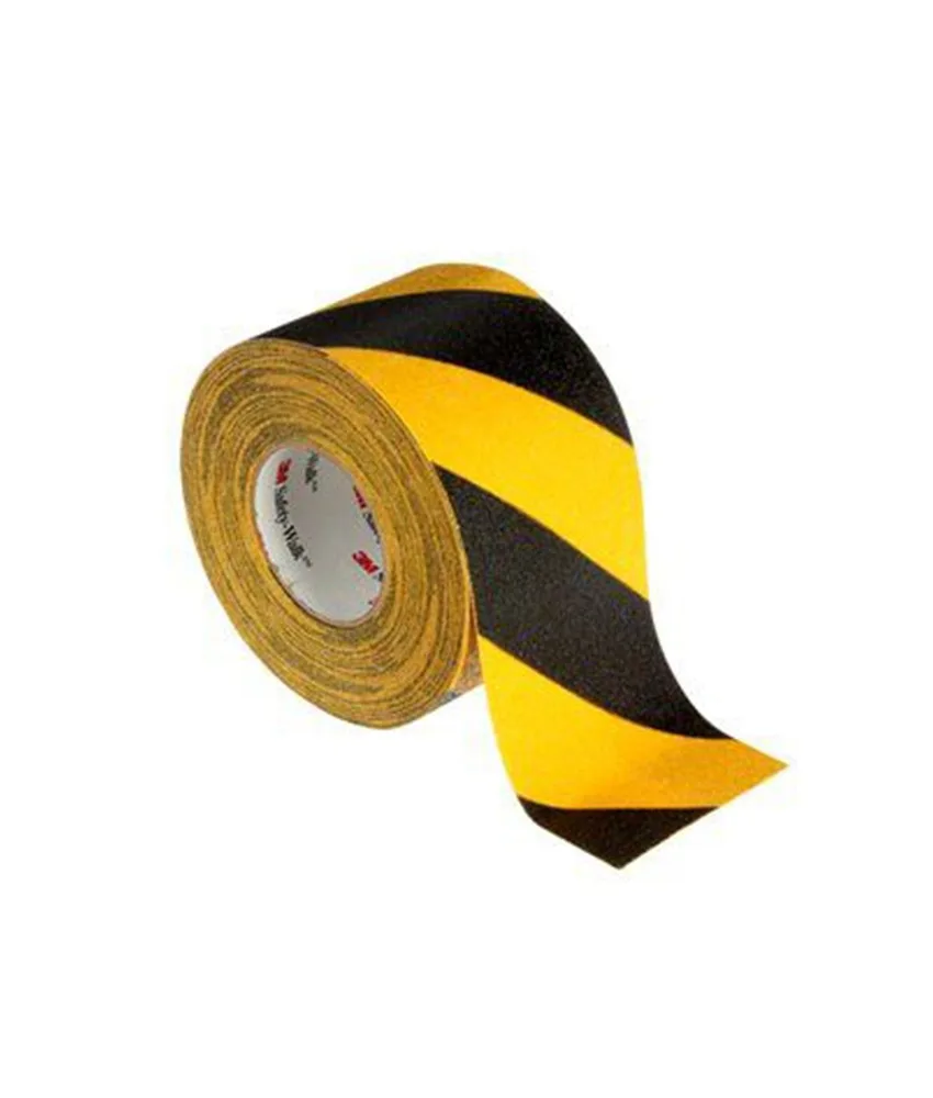 Nastro antiscivolo nero/giallo 3M Safety-Walk General Purpose, per tutte le superfici piane soggette ad intenso traffico sia pedonale che veicolare