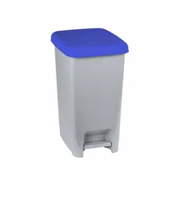 Pattumiera a pedale con coperchio colorato Medial Slim