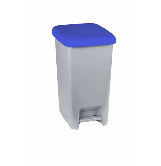Pattumiera a pedale con coperchio colorato Medial Slim