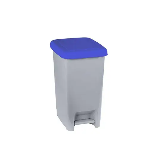 Pattumiera a pedale con coperchio colorato Medial Slim