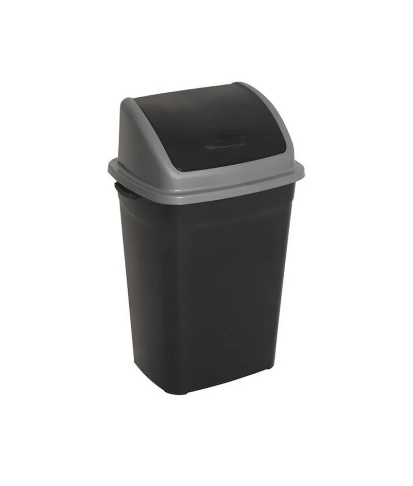 5 pezzi Pattumiera con coperchio basculante Medial Eco Rif