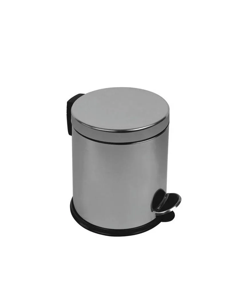 8 pattumiere a pedale Medial New Bin Basic, in acciaio INOX
