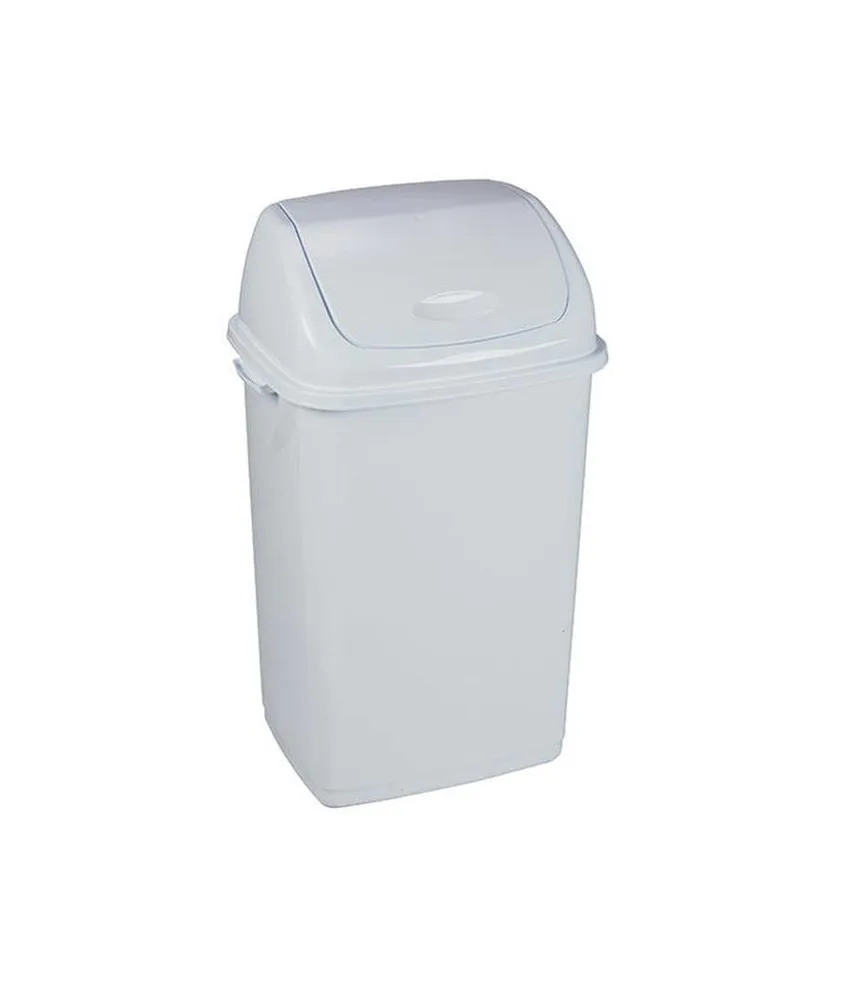 6 pattumiere con coperchio basculante Medial Rif Basic, capacità 50 litri