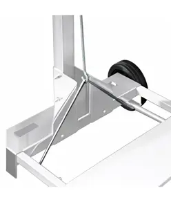 Portasacco mobile con coperchio e pedale Medial Contimobile