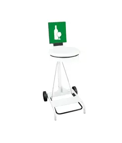 Portasacco mobile con coperchio e pedale Medial Contimobile