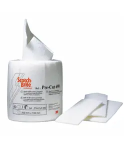 rotoli pretagliati di fibra bianca 3M Scotch-Brite™
