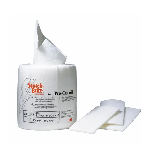 rotoli pretagliati di fibra bianca 3M Scotch-Brite™