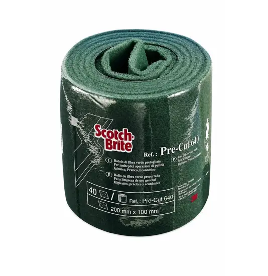 rotoli pretagliati di fibra verde 3M Scotch-Brite™