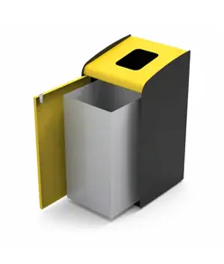 Secchio zincato in opzione. Medial Roxy Door