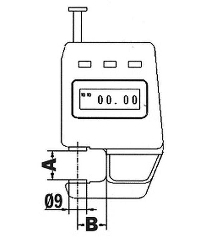 Misuratore di spessore elettronico LTF - Dettagli misure