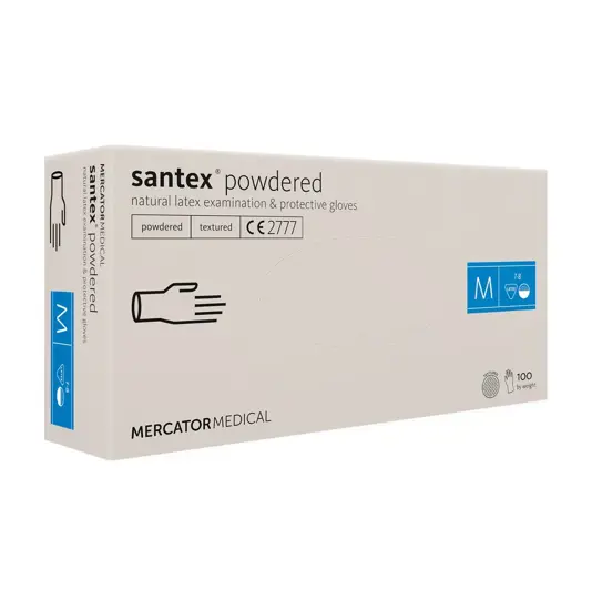 guanti in lattice Mercator Santex powdered