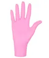 guanti monouso in Nitrile Mercator Nytrilex pink