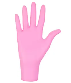 guanti monouso in Nitrile Mercator Nytrilex pink