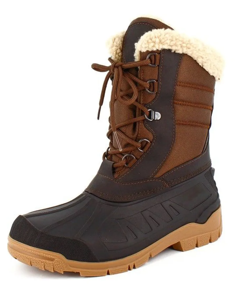 Stivali donna invernali Nora Tina, Collarino in lana - idrorepellente - ecopelle