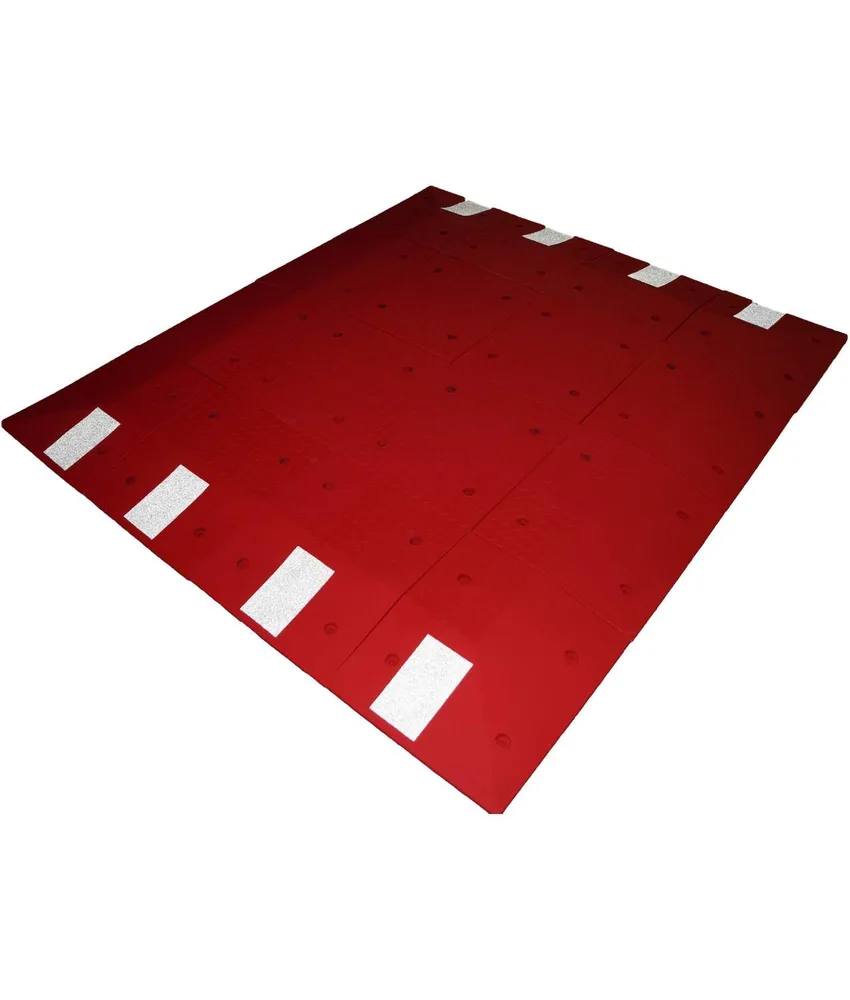 Rallentatore per spazi pubblici Safemax, dettagli riflettenti - in PVC